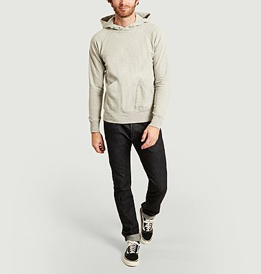 Velva Sheen raglan grey hoodie